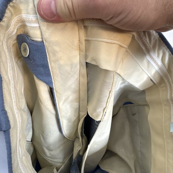 1970s London Fog Bentley Sky Blue 3-Piece Suit 38R Wide-Leg Trousers - Picture 12 of 12